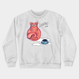 Cat and milk Crewneck Sweatshirt